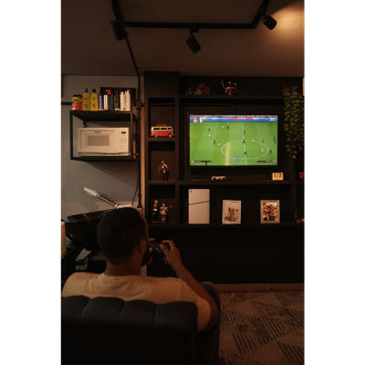 Ambiente interno Plaza Barbearia